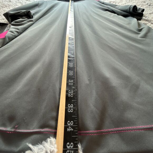 Nike Golf Polo Shirt Mens 3XL Soccer GOL Logo Pink Gray Dri-FIT 746101-616 - Picture 6 of 11